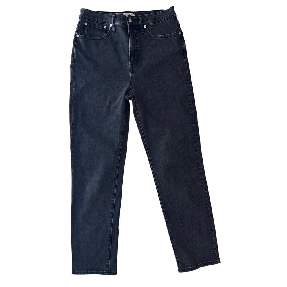 Madewell Women's Black Charcoal Classic Straight Jean Size 28Tall Size 6